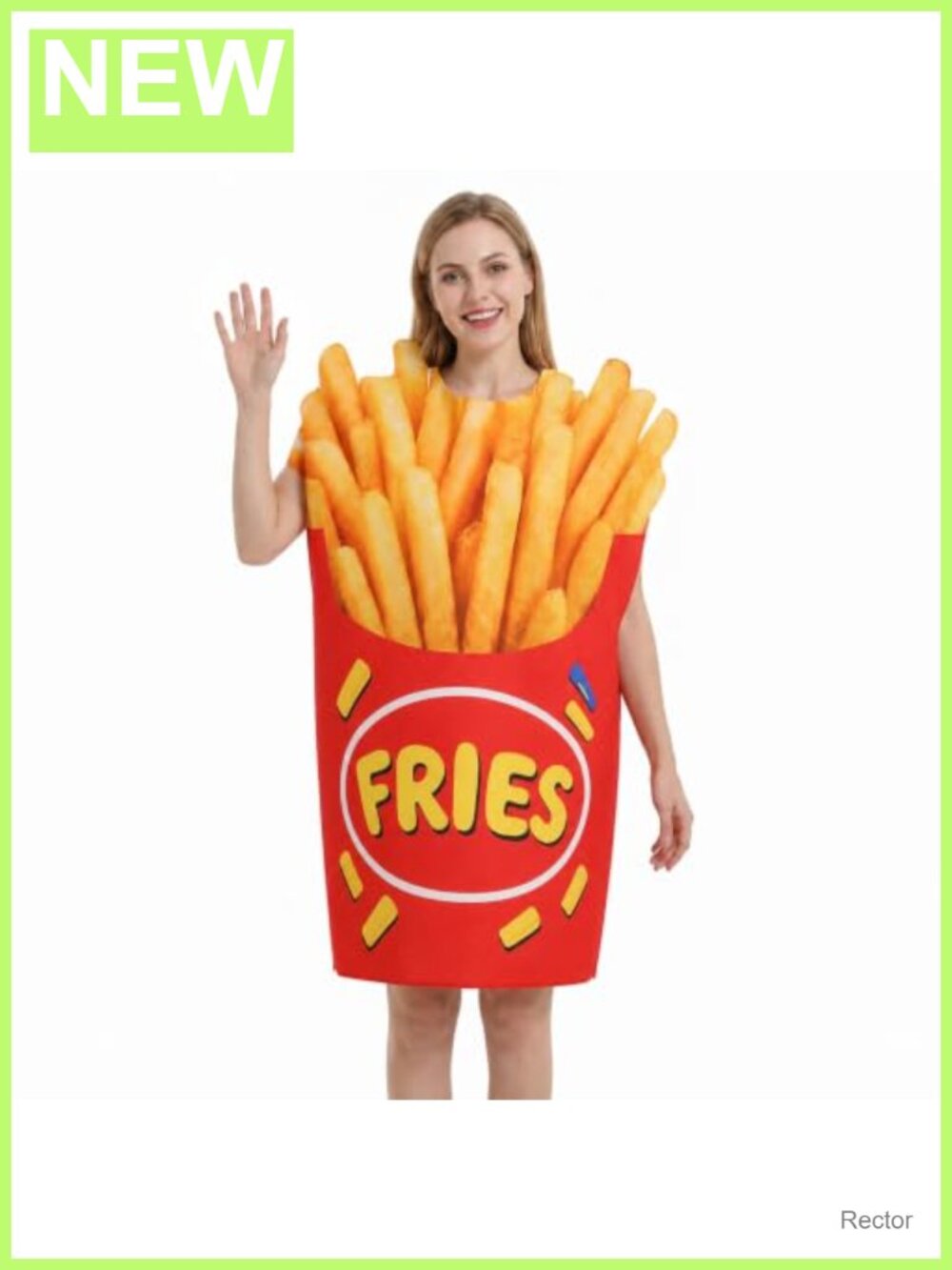 French Fries Adult Halloween Costume Pullover Food Outfit